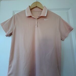 Nike Soft Pink Dri-FIT Polo